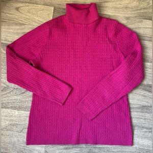 Charter Club Fuchsia Turtleneck‎ Sweater